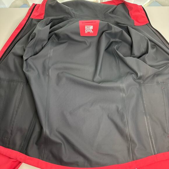 32 Degrees Paradise Pink Hooded Water Resistant Raincoat Rain Coat Zip Womens XS - Picture 5 of 12